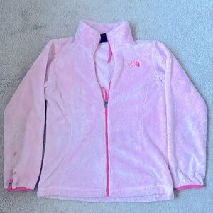Girls North Face pink fleece